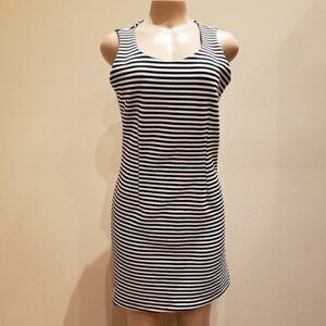 ATTENTION Sleeveless Striped Dress